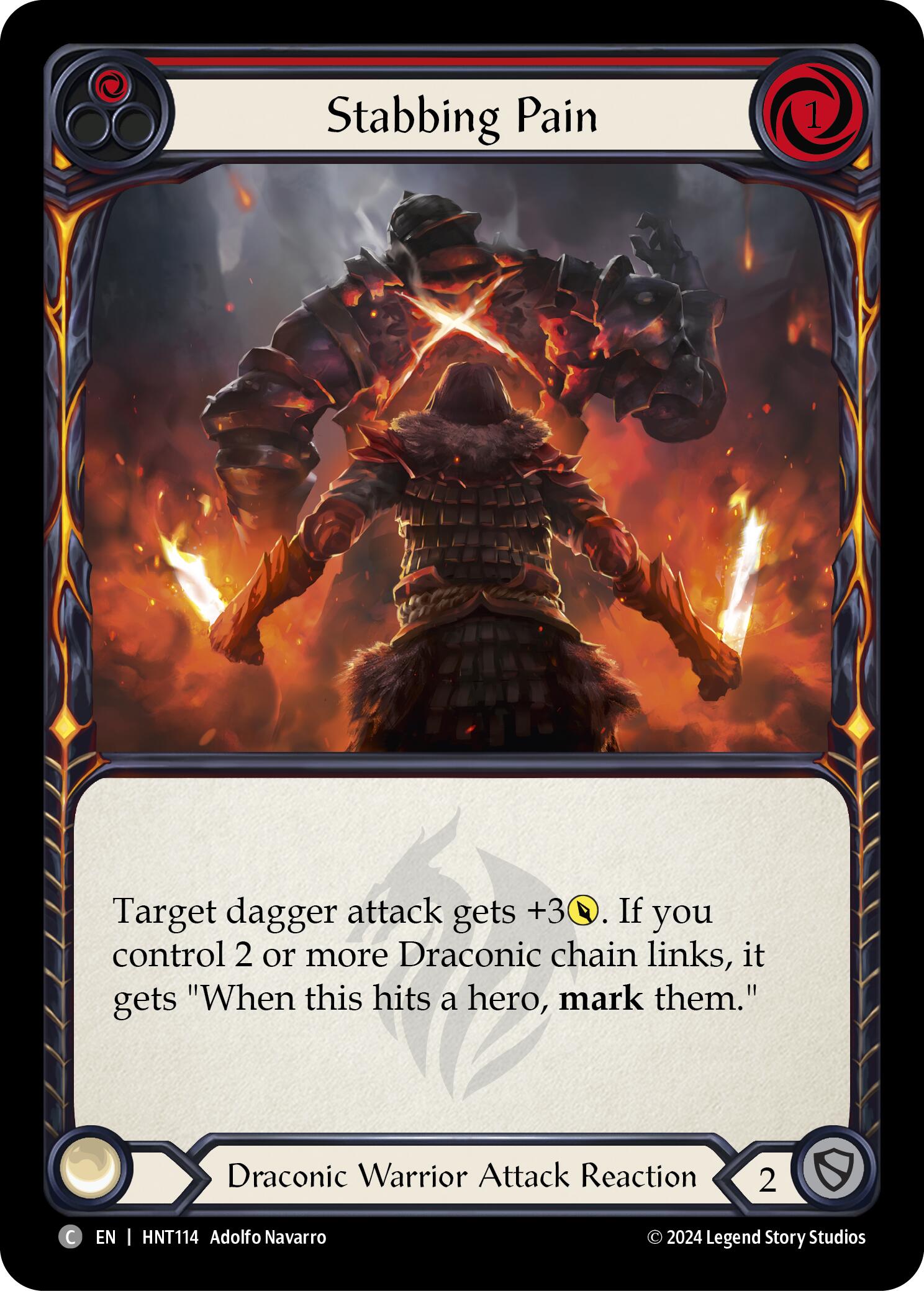 Stabbing Pain (Red) [HNT114] (The Hunted) | Magic Magpie