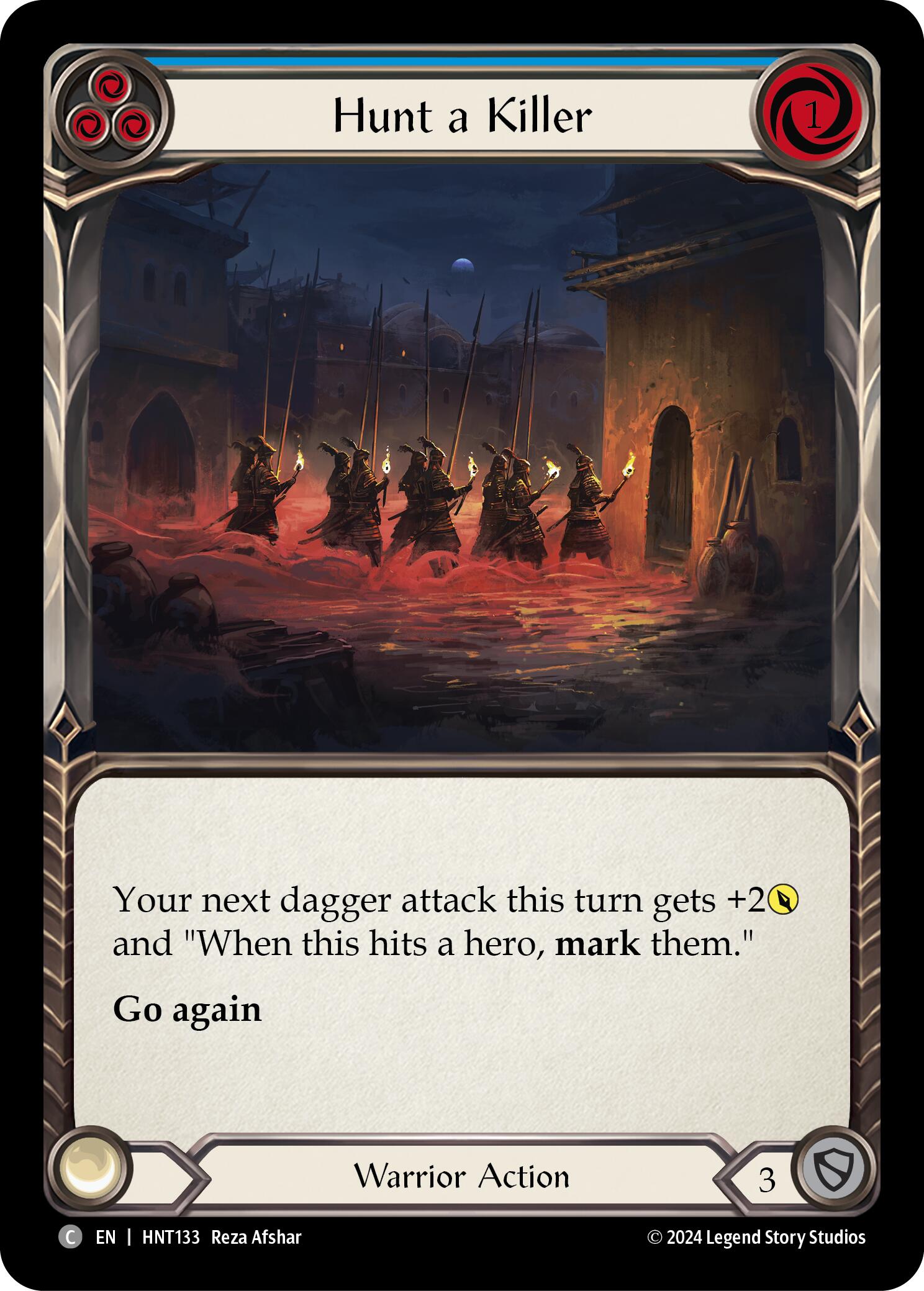 Hunt a Killer (Blue) [HNT133] (The Hunted)  Rainbow Foil | Magic Magpie