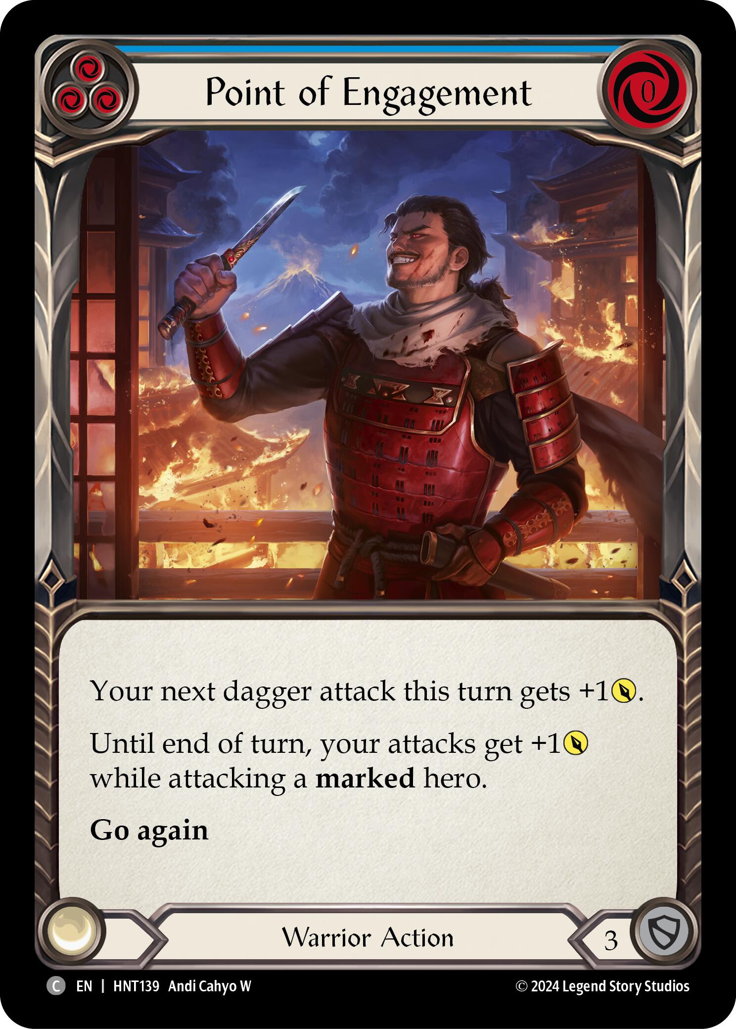 Point of Engagement (Blue) [HNT139] (The Hunted) | Magic Magpie