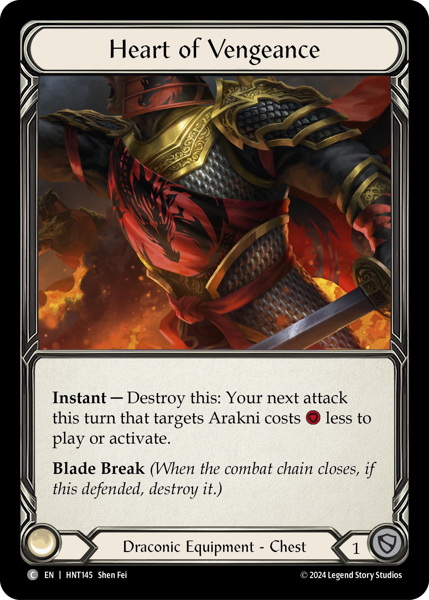 Heart of Vengeance [HNT145] (The Hunted) | Magic Magpie