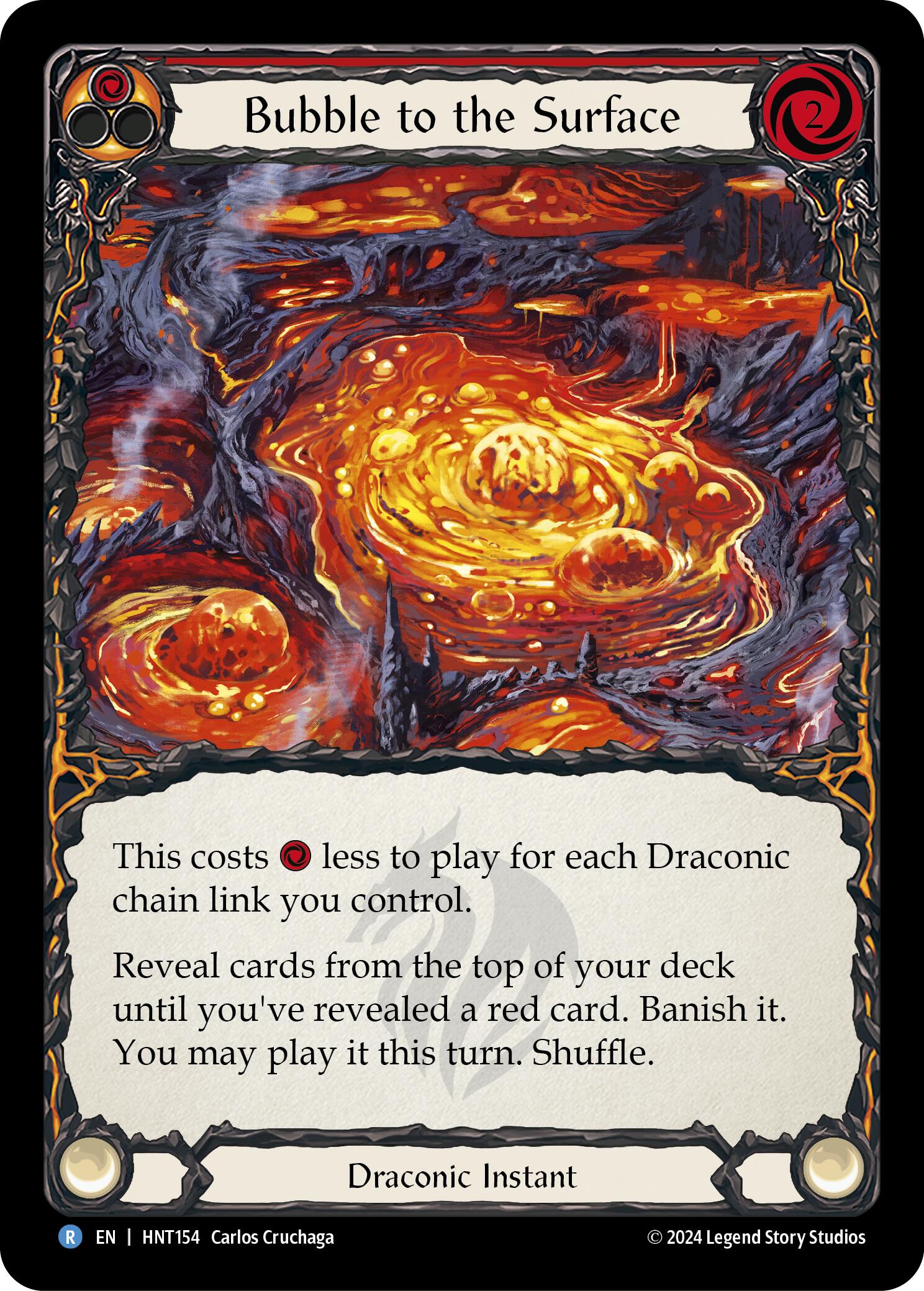 Bubble to the Surface (Red) [HNT154] (The Hunted) | Magic Magpie