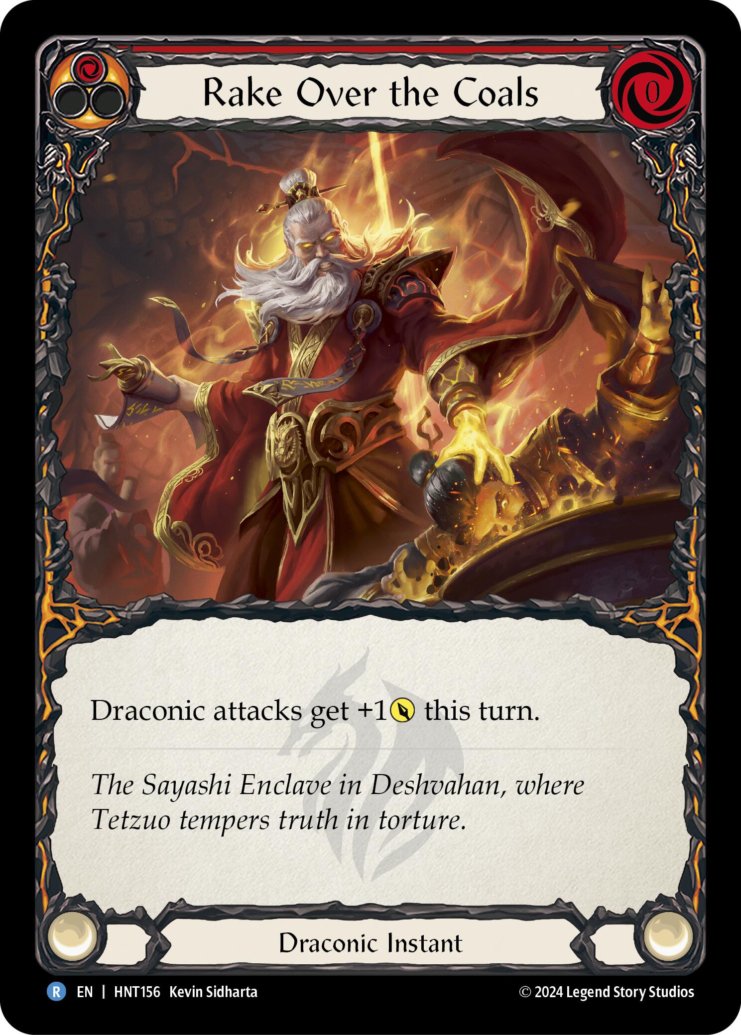 Rake Over the Coals (Red) [HNT156] (The Hunted) | Magic Magpie