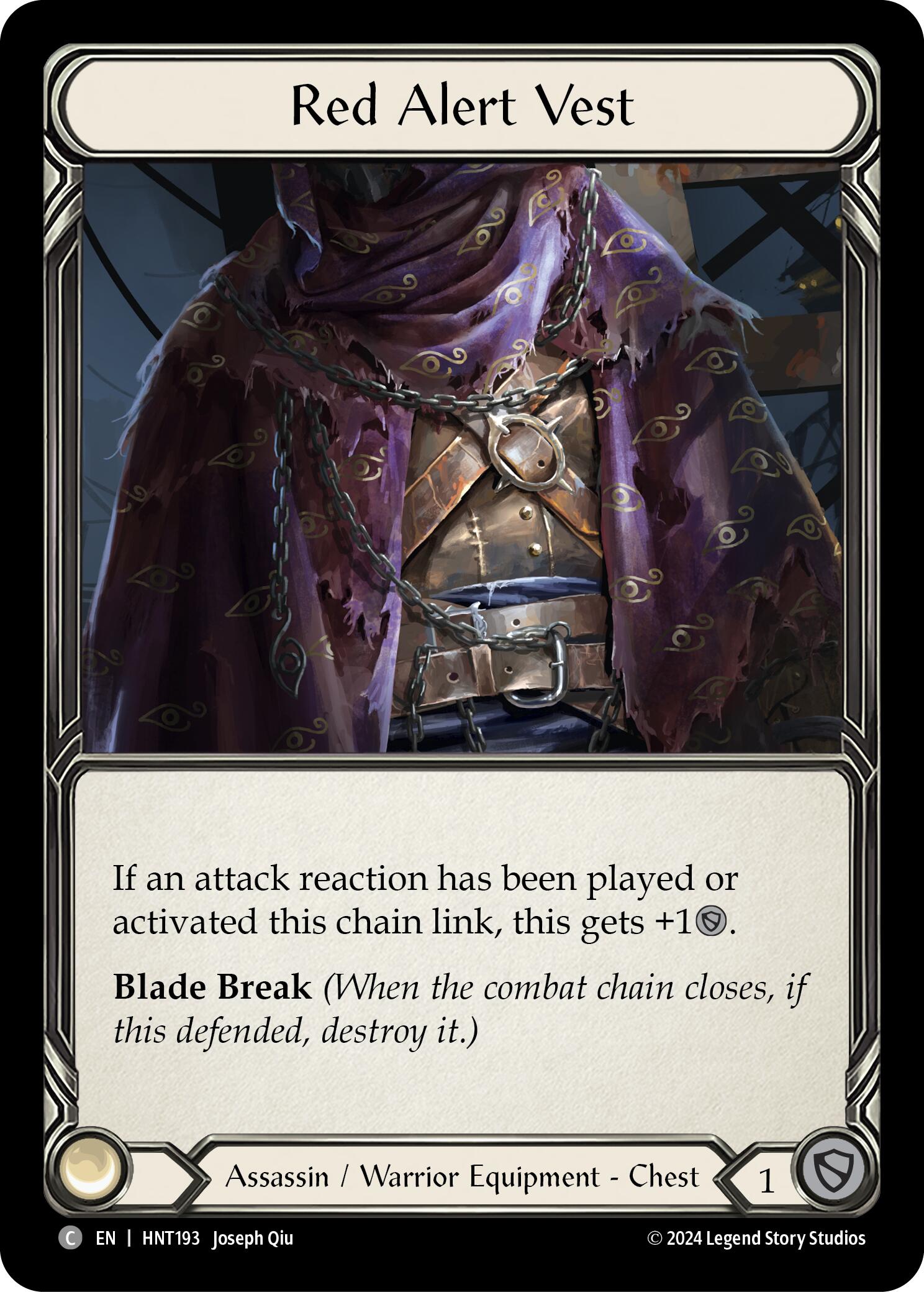 Red Alert Vest [HNT193] (The Hunted) | Magic Magpie