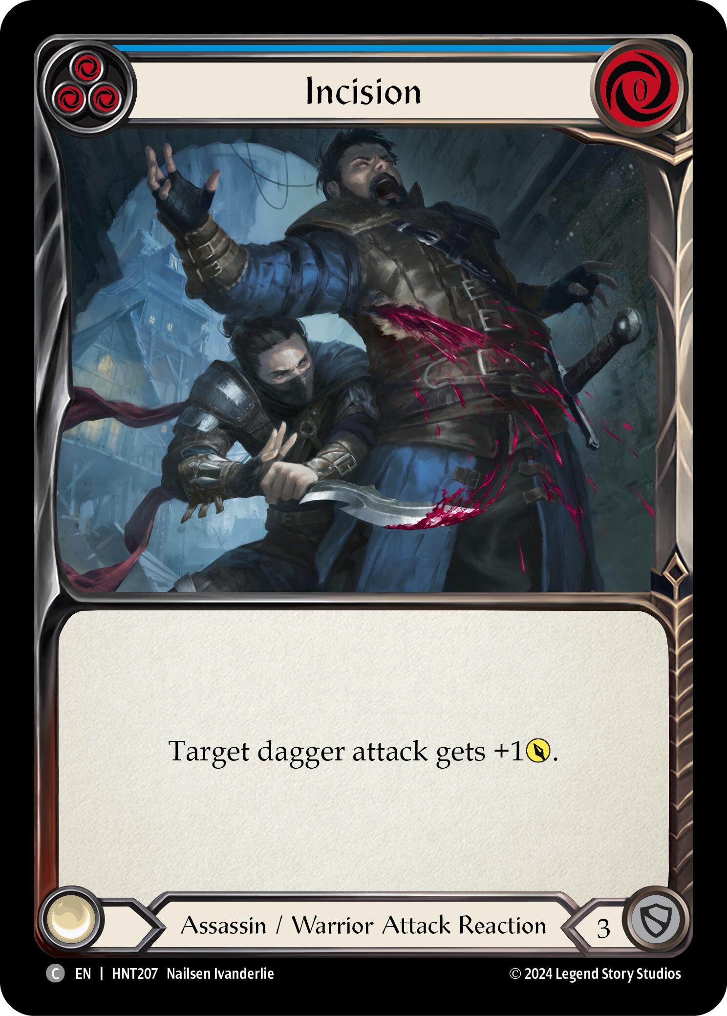 Incision (Blue) [HNT207] (The Hunted) | Magic Magpie