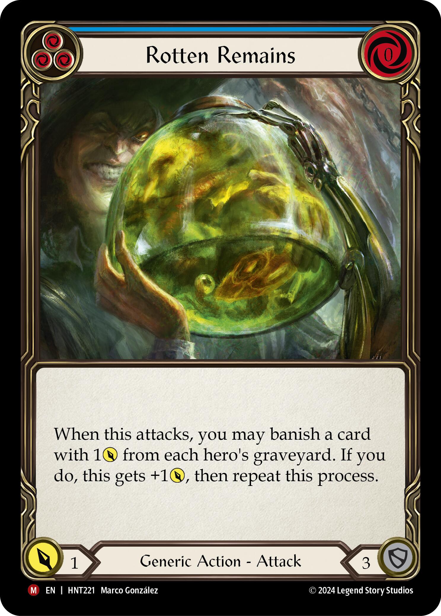 Rotten Remains [HNT221] (The Hunted)  Rainbow Foil | Magic Magpie