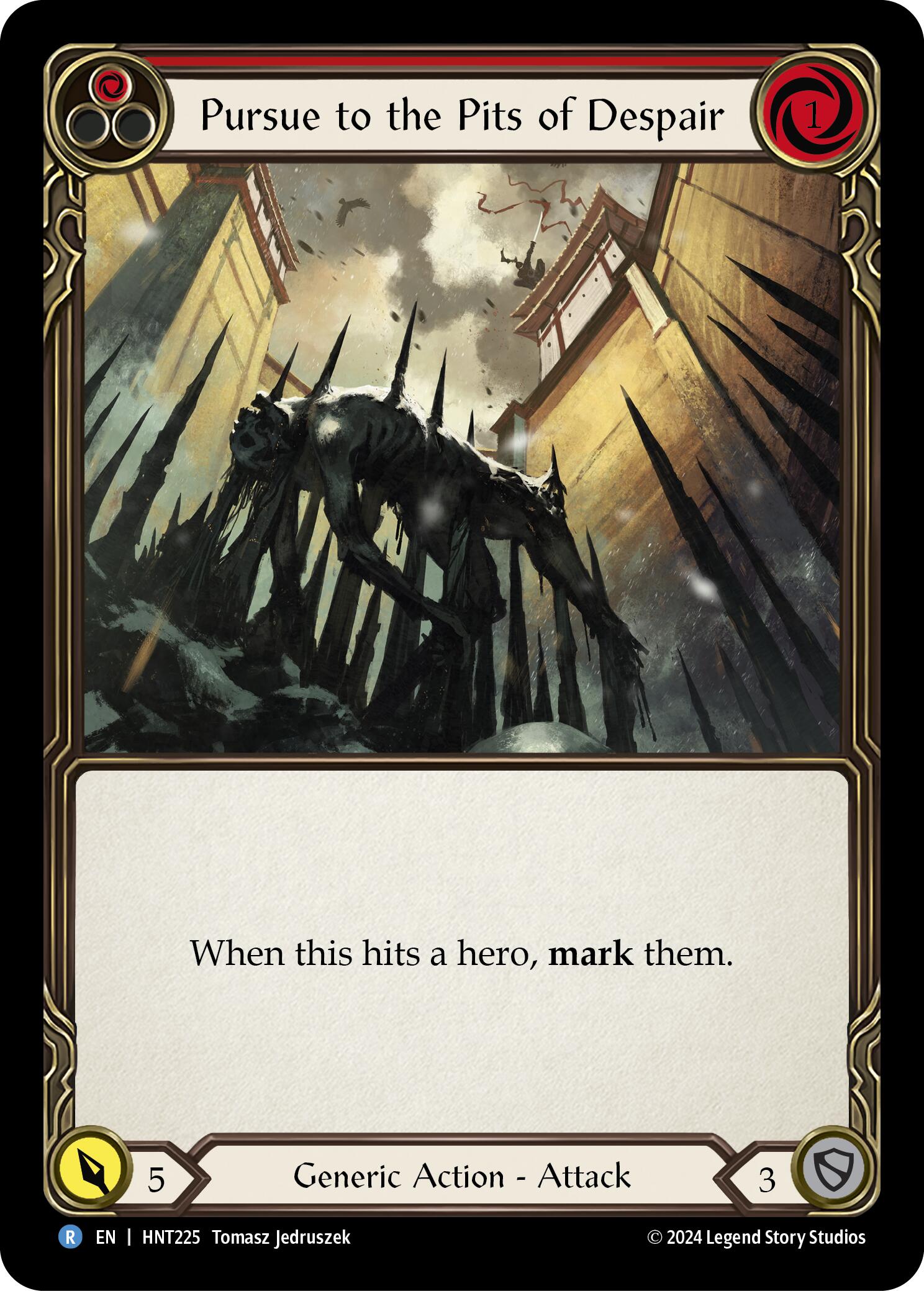 Pursue to the Pits of Despair (Red) [HNT225] (The Hunted) | Magic Magpie