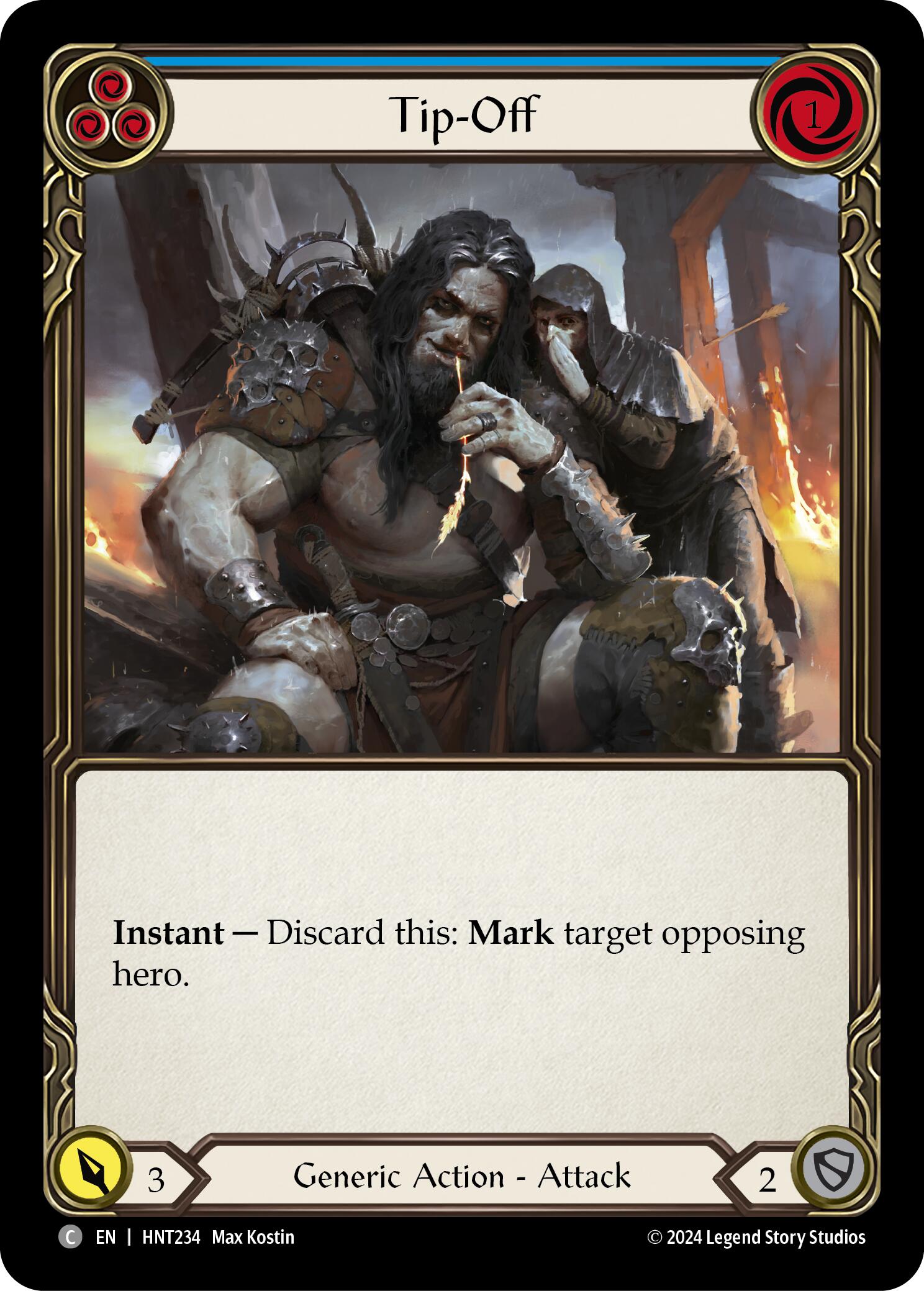 Tip-Off (Blue) [HNT234] (The Hunted) | Magic Magpie