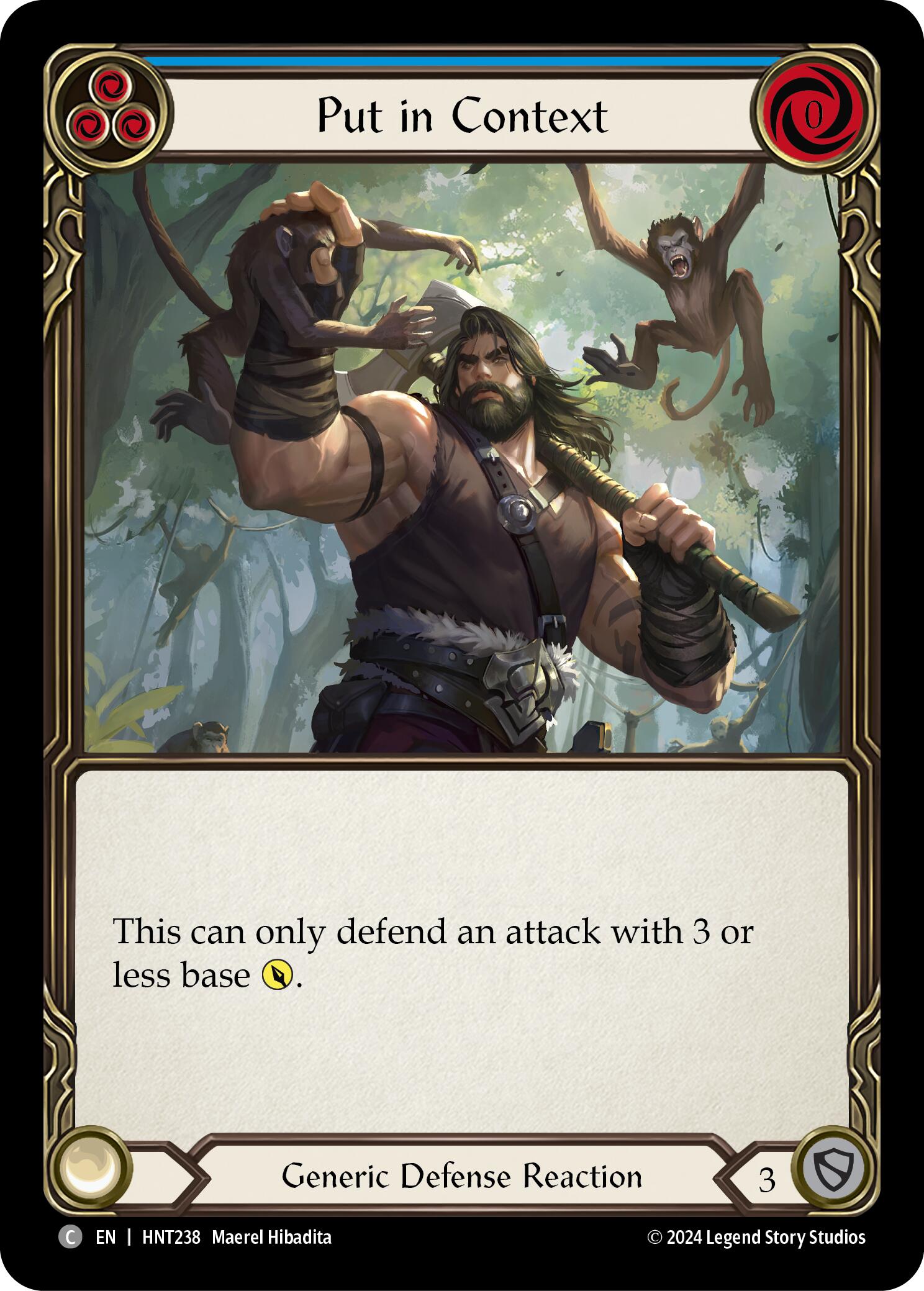 Put in Context (Blue) [HNT238] (The Hunted) | Magic Magpie