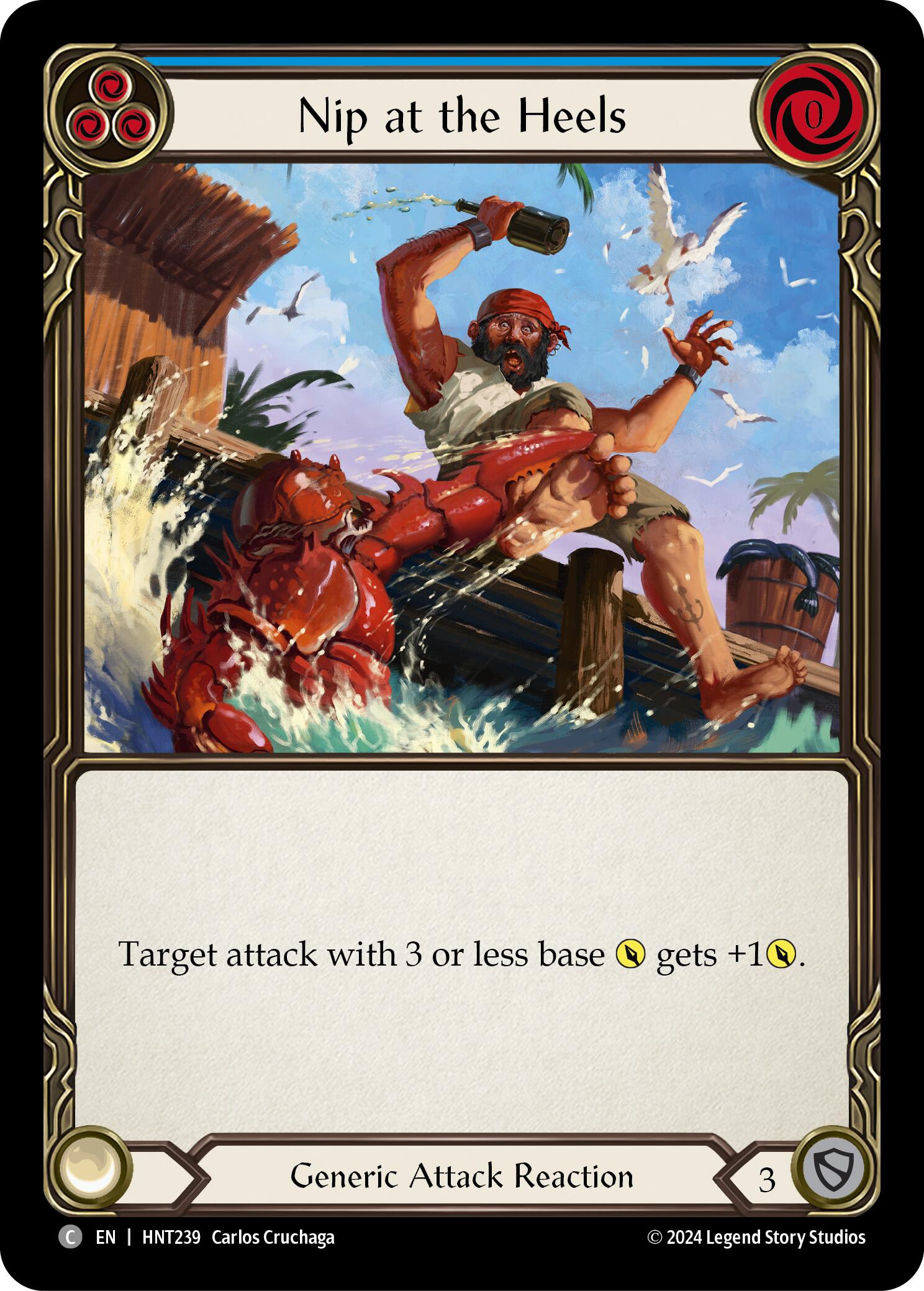 Nip at the Heels (Blue) [HNT239] (The Hunted) | Magic Magpie