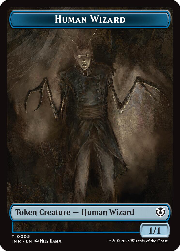 Human Wizard // Emblem - Jace, Unraveler of Secrets Double-Sided Token [Innistrad Remastered Tokens] | Magic Magpie