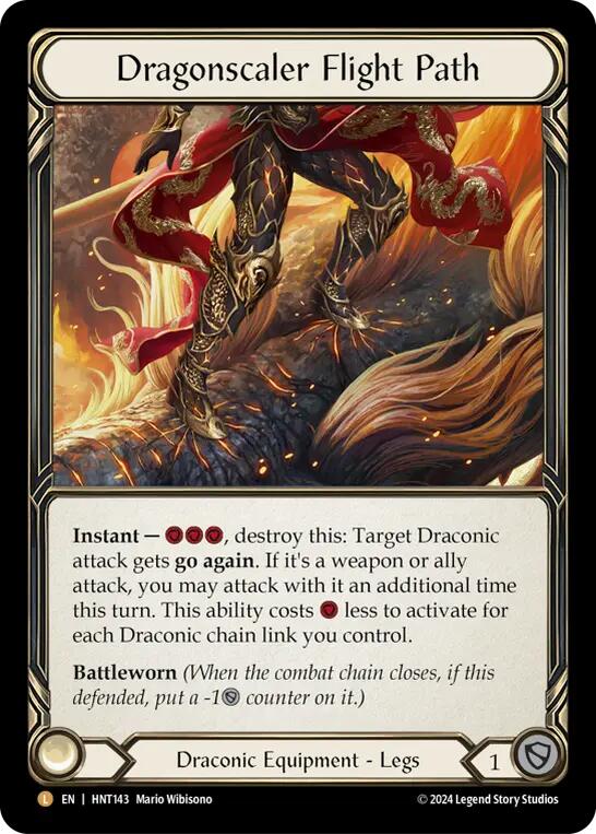 Dragonscaler Flight Path [HNT143] (The Hunted)  Cold Foil | Magic Magpie