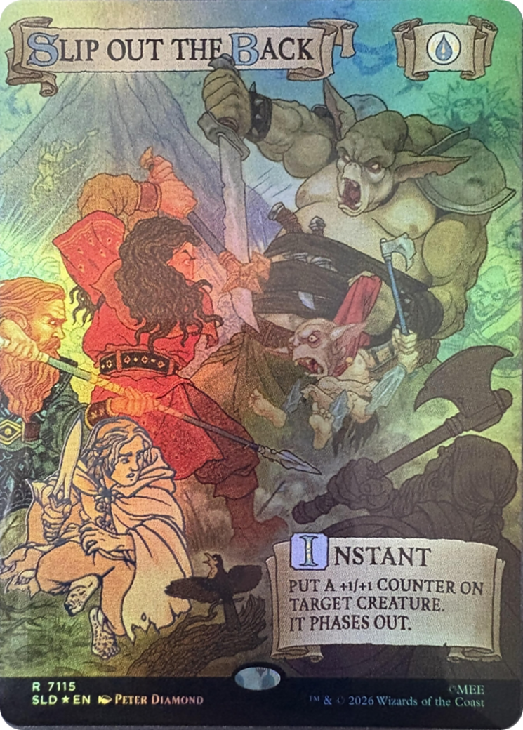Slip Out the Back (Out Of Sight Foil) [Secret Lair Drop Series] | Magic Magpie