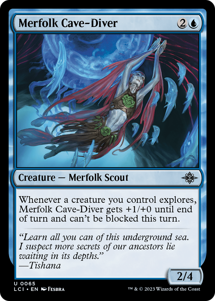 Merfolk Cave-Diver [The Lost Caverns of Ixalan] | Magic Magpie