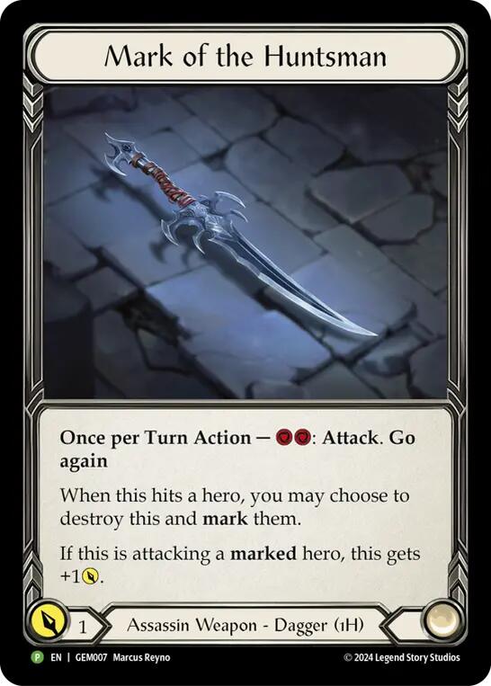 Mark of the Huntsman [GEM007] (GEM Pack 1)  Cold Foil | Magic Magpie