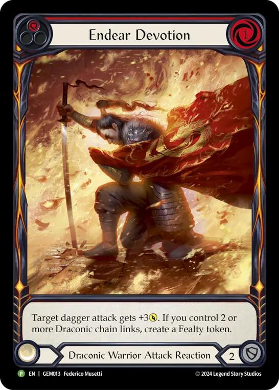 Endear Devotion [GEM013] (GEM Pack 1)  Rainbow Foil | Magic Magpie