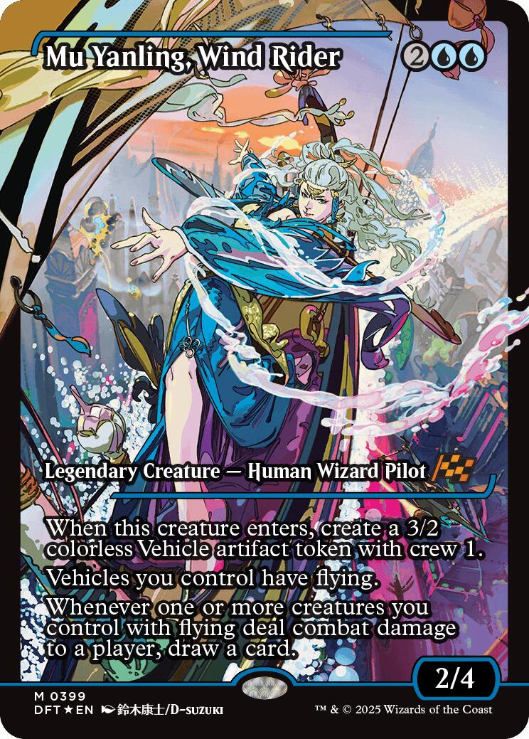 Mu Yanling, Wind Rider (Showcase) (Japanese) [Aetherdrift] | Magic Magpie
