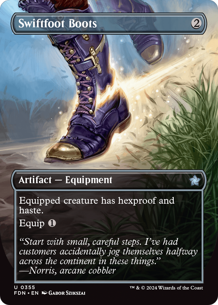 Swiftfoot Boots (Borderless) [Foundations] | Magic Magpie