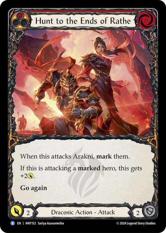 Hunt to the Ends of Rathe [HNT152] (The Hunted)  Rainbow Foil | Magic Magpie