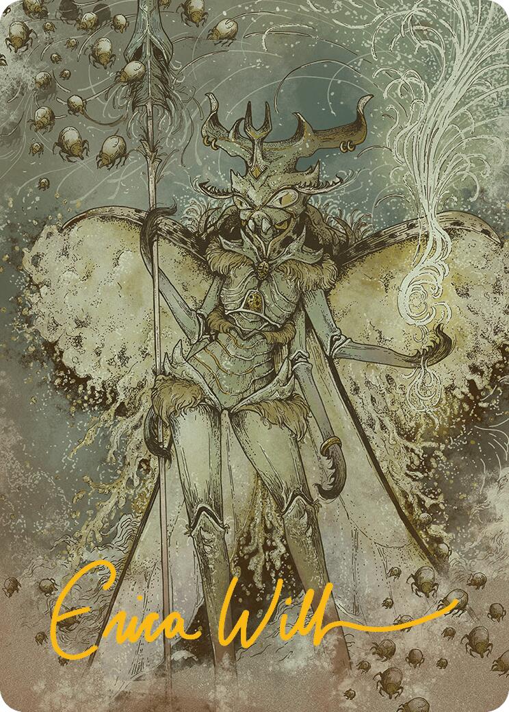 Aatchik, Emerald Radian Art Card (6/54) (Gold-Stamped Signature) [Aetherdrift Art Series] | Magic Magpie