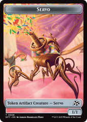 Servo // Thopter (0009) Double-Sided Token [Aetherdrift Tokens] | Magic Magpie