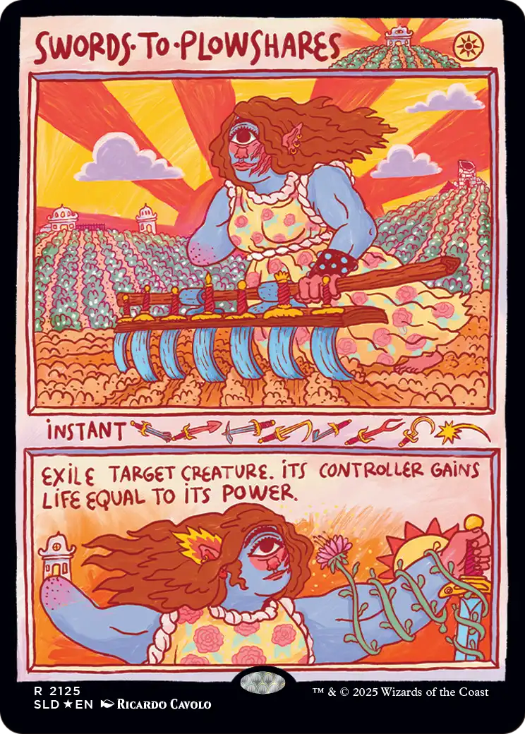Swords to Plowshares (2125) [Secret Lair Drop Series] | Magic Magpie