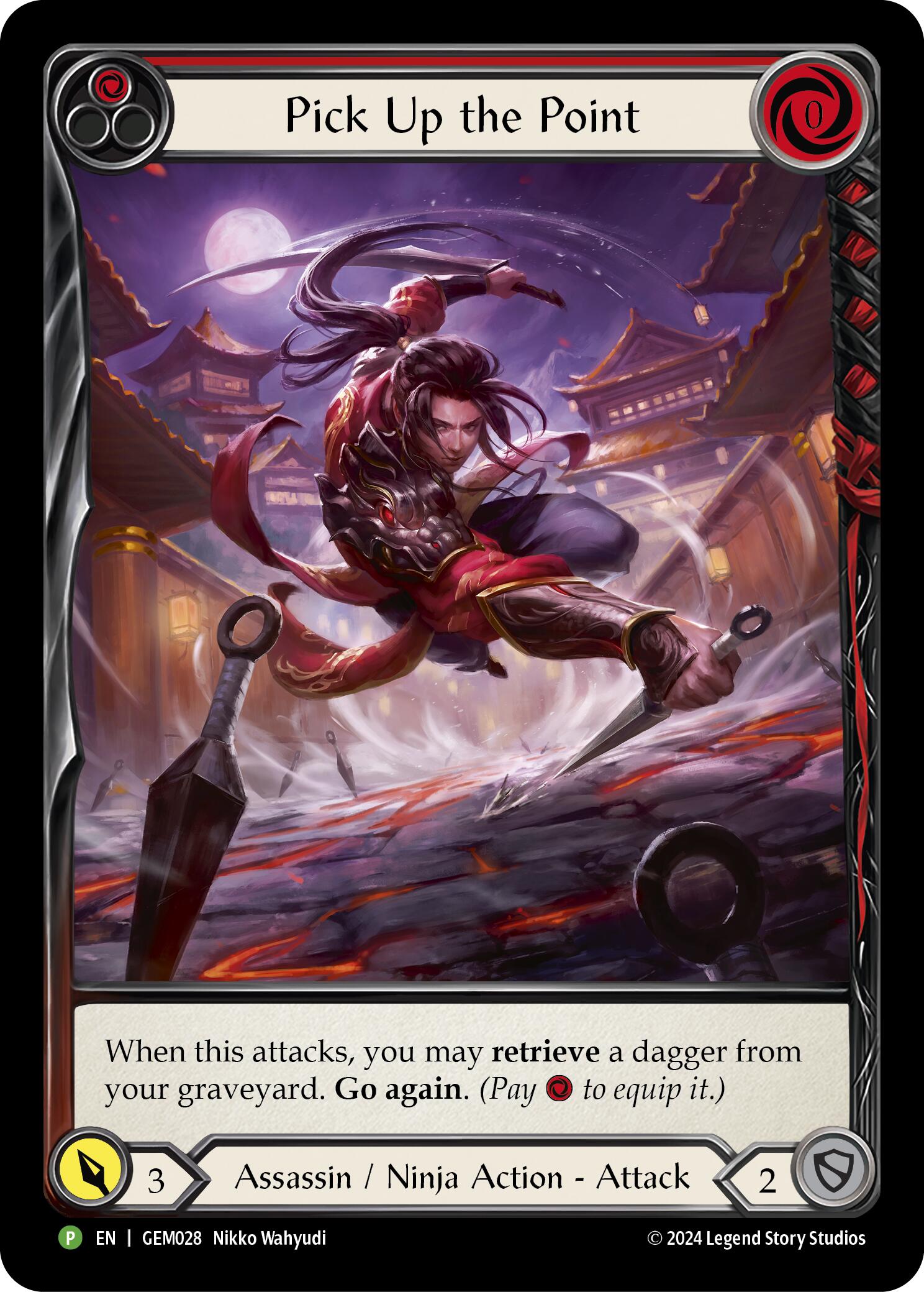 Pick Up the Point (Red) [GEM028] (GEM Pack 1)  Rainbow Foil | Magic Magpie