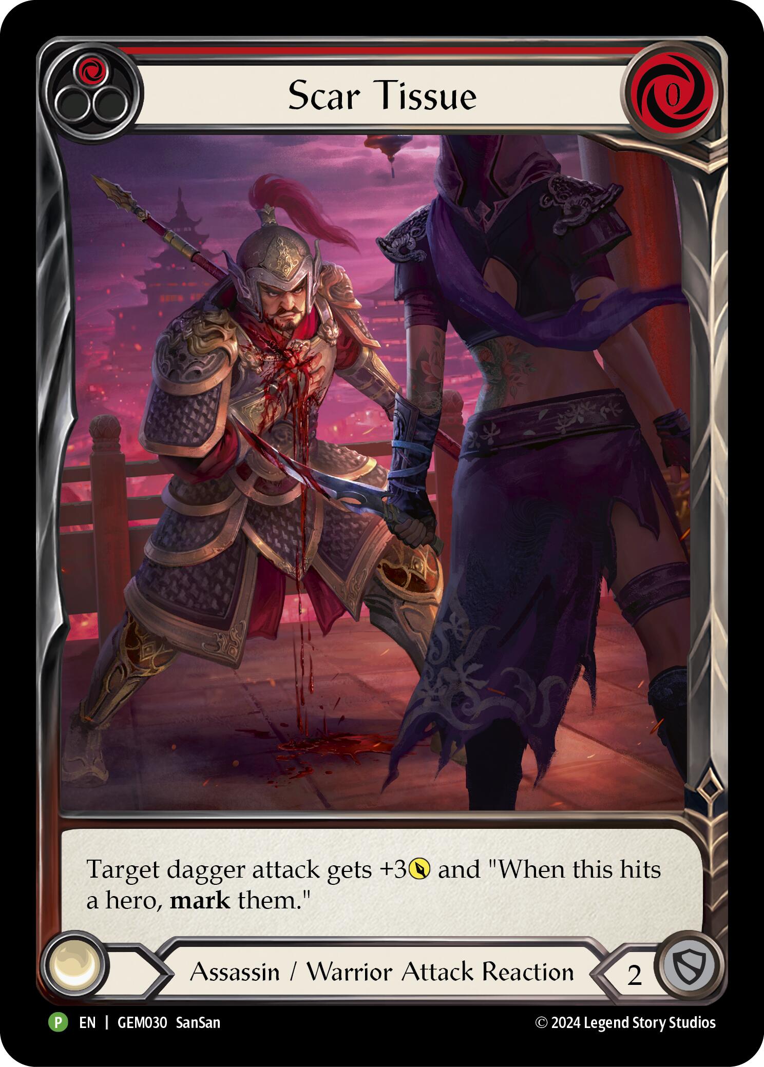 Scar Tissue (Red) [GEM030] (GEM Pack 1)  Rainbow Foil | Magic Magpie