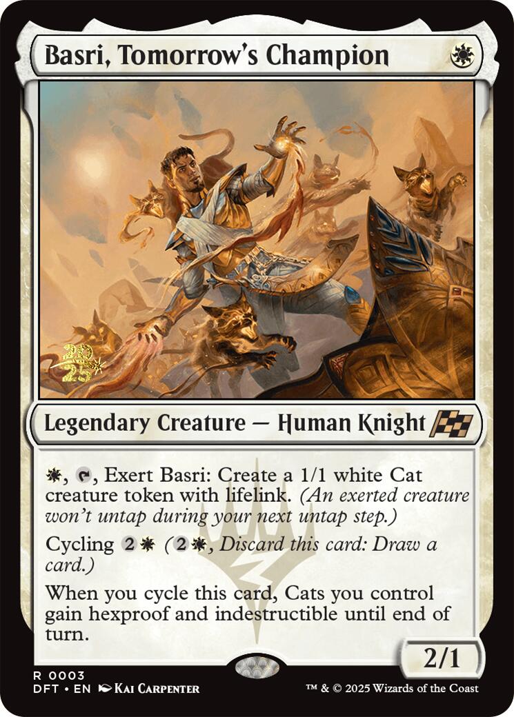 Basri, Tomorrow's Champion [Aetherdrift Prerelease Promos] | Magic Magpie