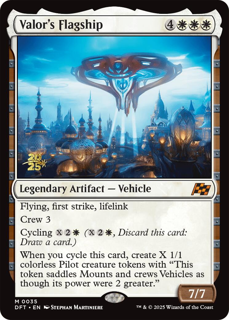 Valor's Flagship [Aetherdrift Prerelease Promos] | Magic Magpie