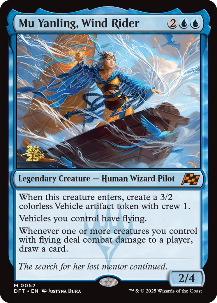 Mu Yanling, Wind Rider [Aetherdrift Prerelease Promos] | Magic Magpie