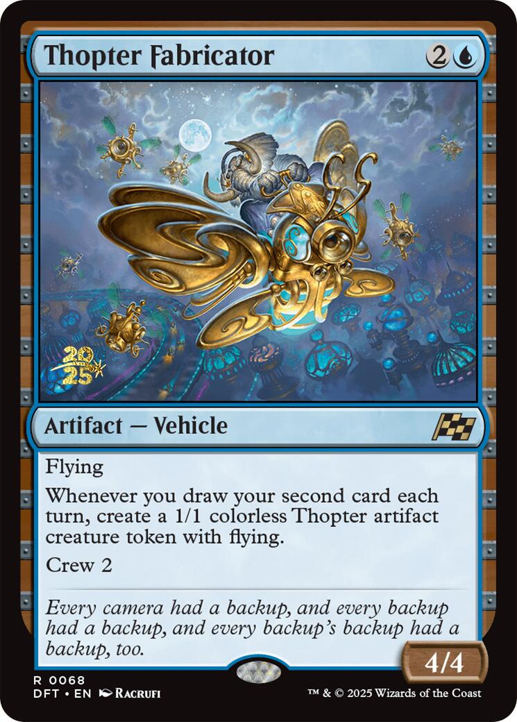 Thopter Fabricator [Aetherdrift Prerelease Promos] | Magic Magpie