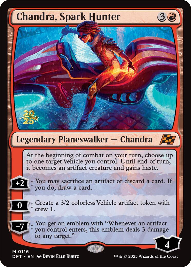 Chandra, Spark Hunter [Aetherdrift Prerelease Promos] | Magic Magpie