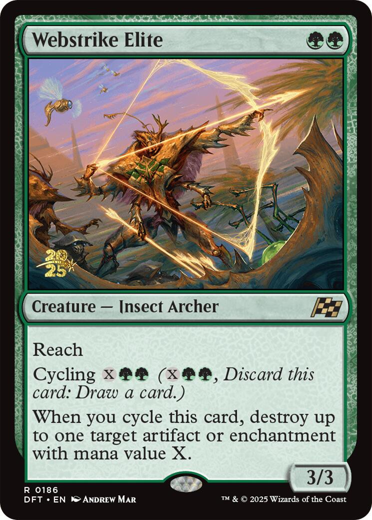 Webstrike Elite [Aetherdrift Prerelease Promos] | Magic Magpie