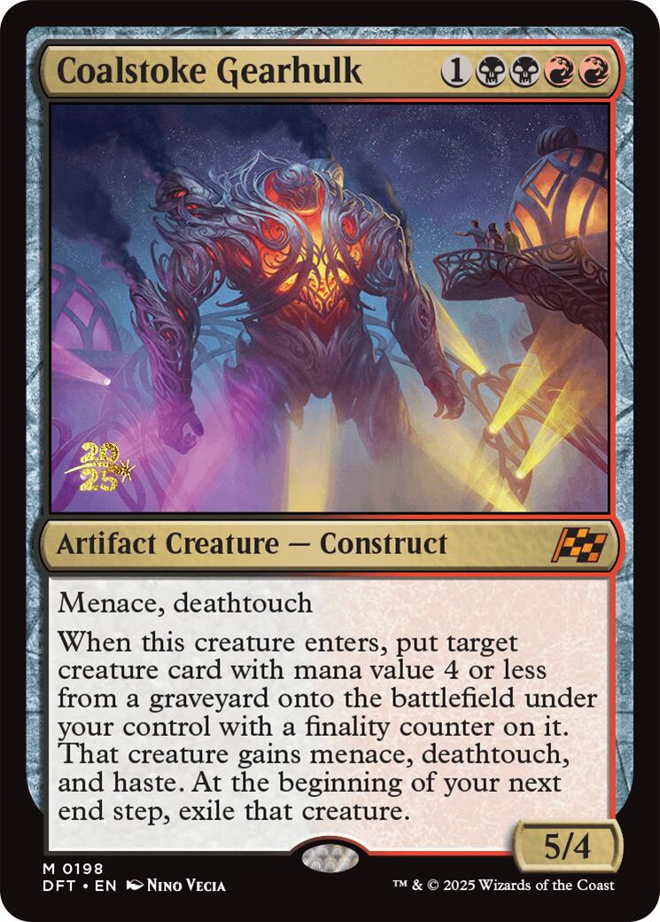 Coalstoke Gearhulk [Aetherdrift Prerelease Promos] | Magic Magpie