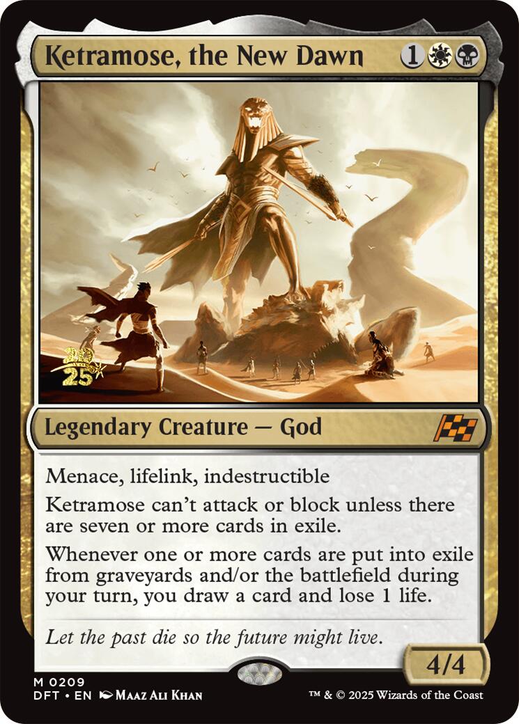 Ketramose, the New Dawn [Aetherdrift Prerelease Promos] | Magic Magpie