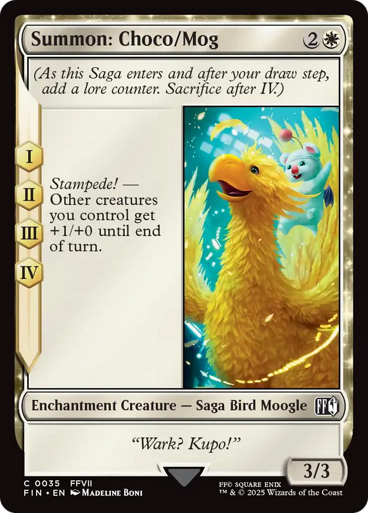 Summon: Choco/Mog [FINAL FANTASY] | Magic Magpie