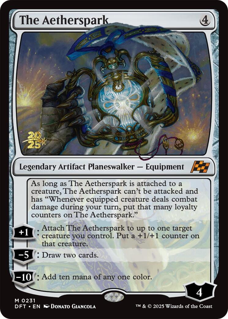 The Aetherspark [Aetherdrift Prerelease Promos] | Magic Magpie