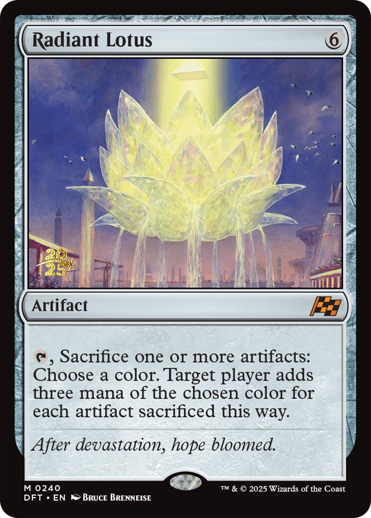 Radiant Lotus [Aetherdrift Prerelease Promos] | Magic Magpie