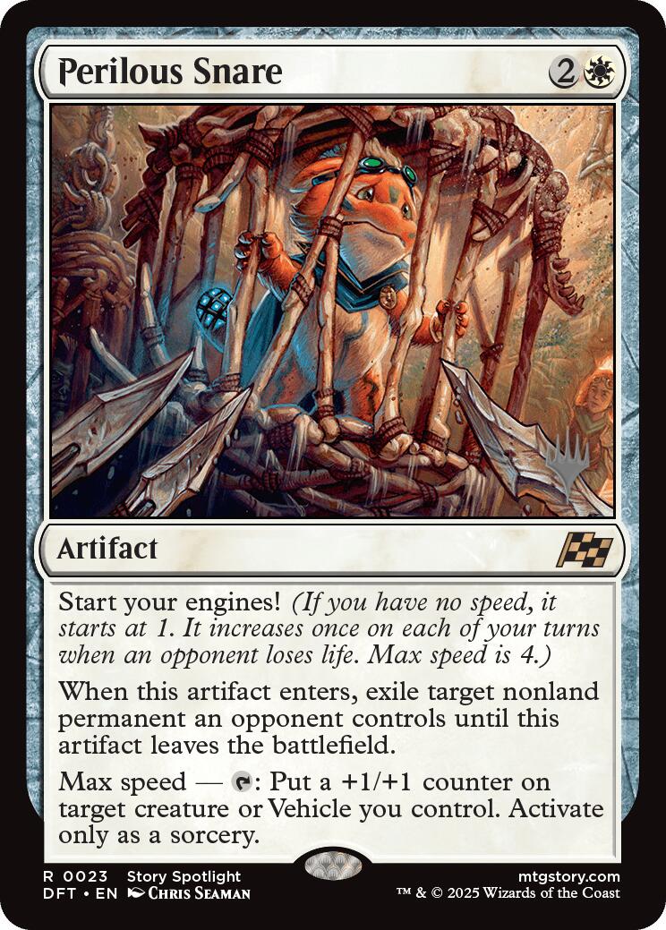 Perilous Snare (Promo Pack) [Aetherdrift Promos] | Magic Magpie