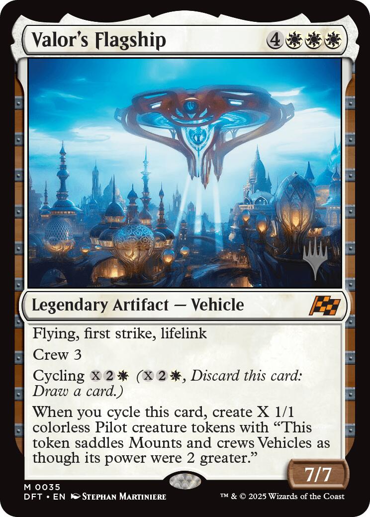 Valor's Flagship [Aetherdrift Promos] | Magic Magpie