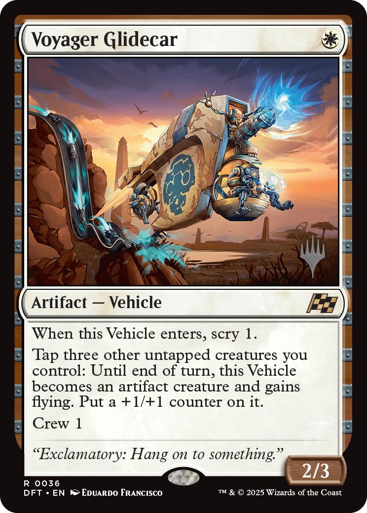 Voyager Glidecar [Aetherdrift Promos] | Magic Magpie