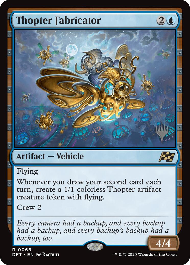 Thopter Fabricator [Aetherdrift Promos] | Magic Magpie