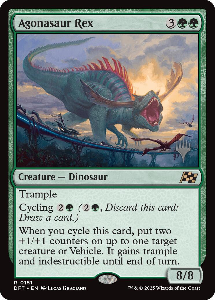 Agonasaur Rex [Aetherdrift Promos] | Magic Magpie