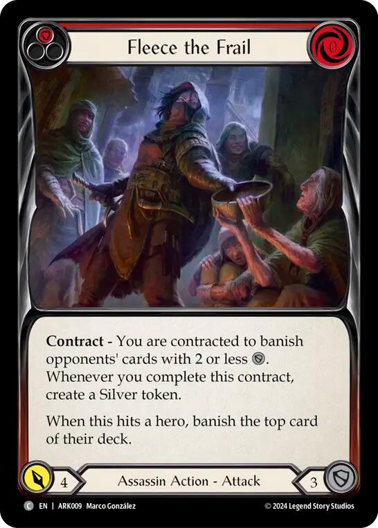 Fleece the Frail (Red) [ARK009] (The Hunted Arakni Blitz Deck) | Magic Magpie