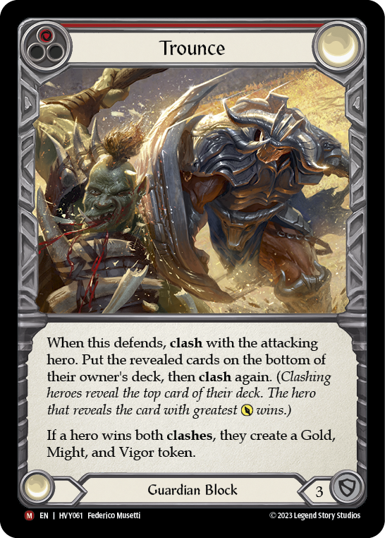 Trounce [HVY061] (Heavy Hitters)  Rainbow Foil | Magic Magpie