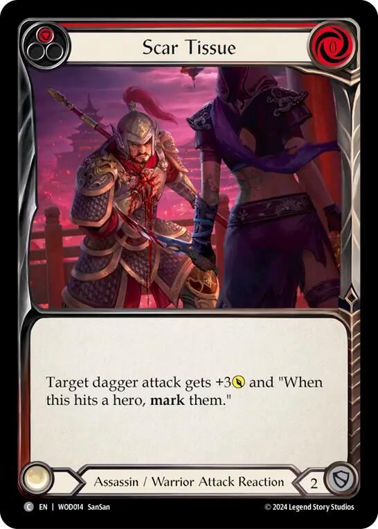 Scar Tissue (Red) [WOD014] (The Hunted Arakni, Web of Deceit Blitz Deck) | Magic Magpie