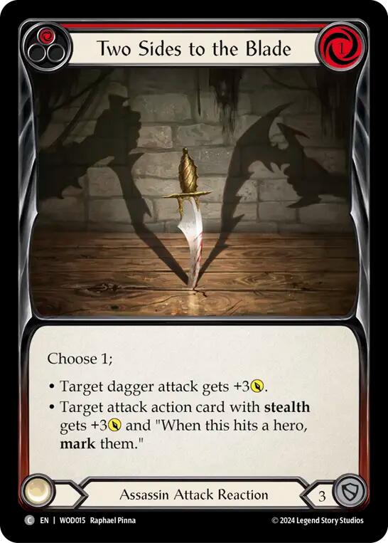 Two Sides to the Blade [WOD015] (The Hunted Arakni, Web of Deceit Blitz Deck) | Magic Magpie