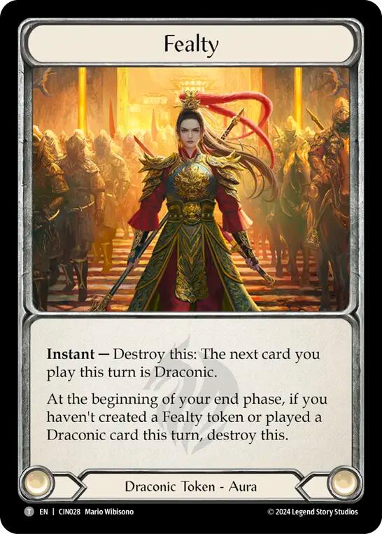 Fealty [CIN028 // CIN029] (The Hunted Cindra Blitz Deck) | Magic Magpie