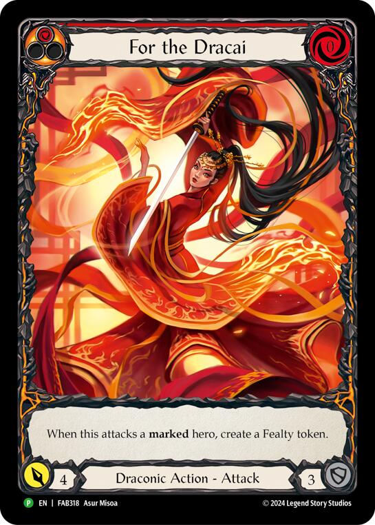 For the Dracai [FAB318] (Promo)  Rainbow Foil | Magic Magpie