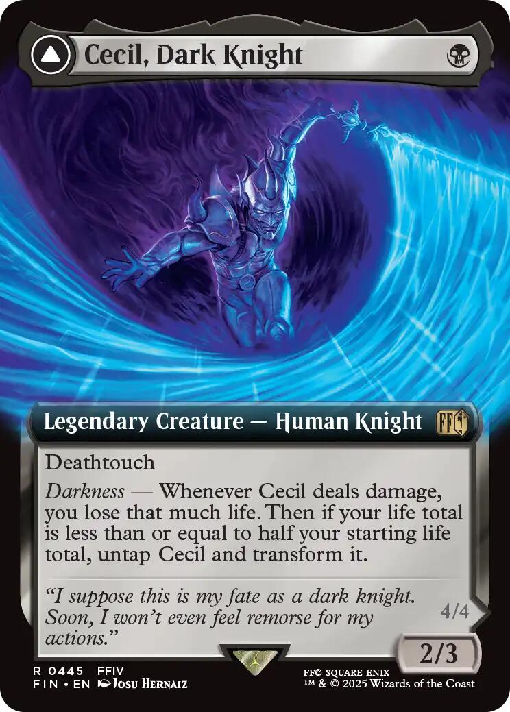 Cecil, Dark Knight // Cecil, Redeemed Paladin (Extended Art) [FINAL FANTASY] | Magic Magpie